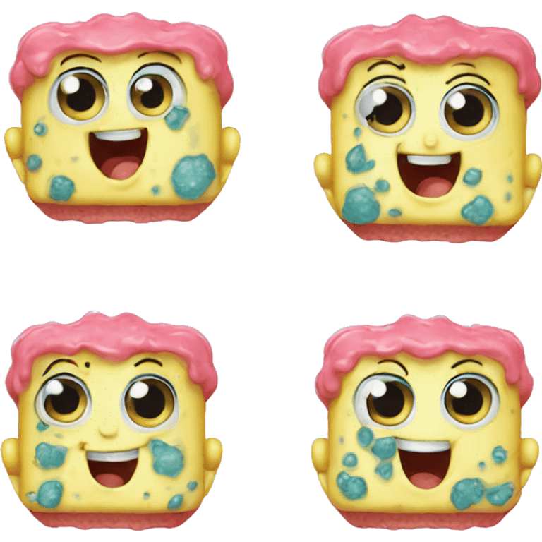 cute baby sponge bob emoji