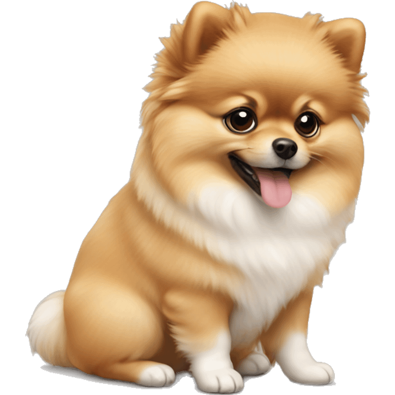 Pomeranian puppies  emoji