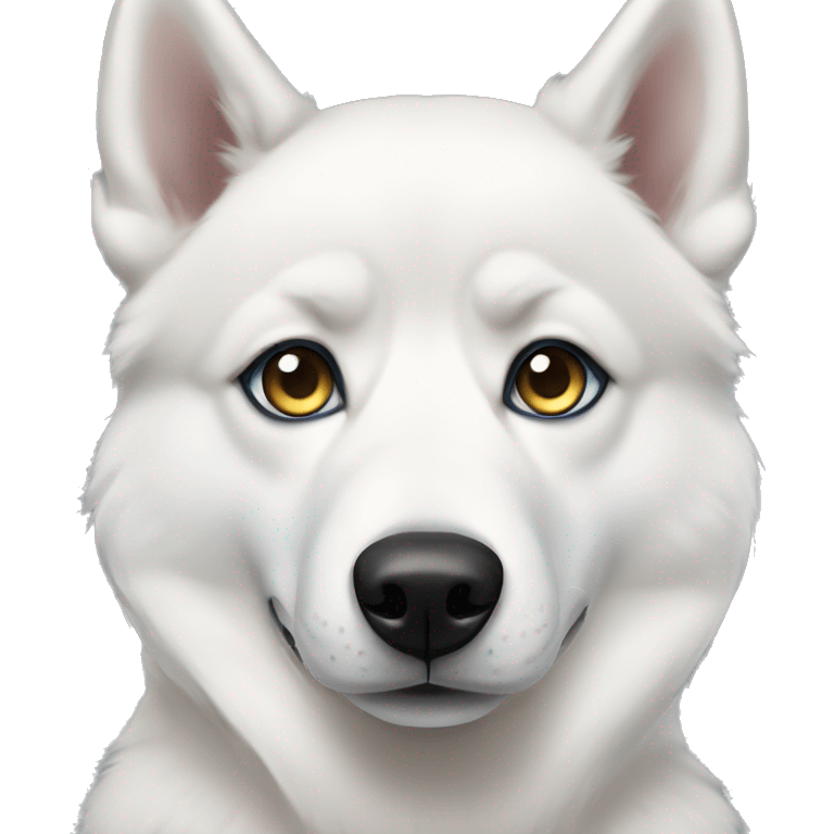 Husky with heterochromia emoji