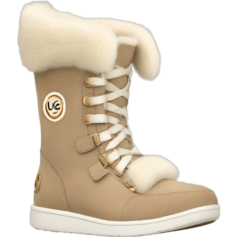 ugg sneakers beige emoji