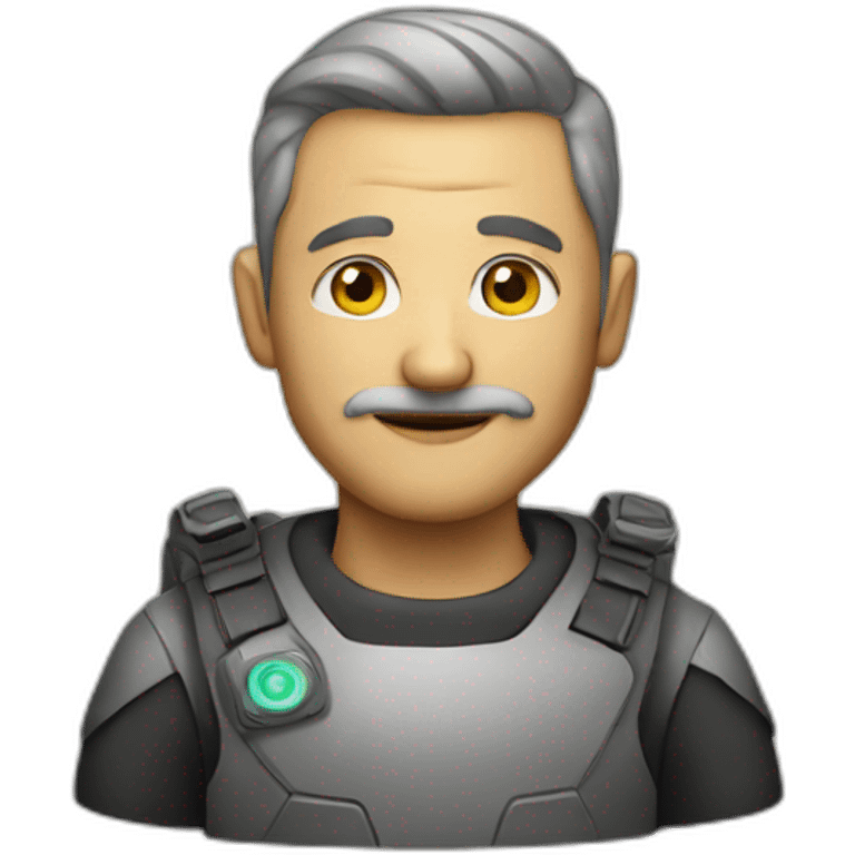 Man on an ovni emoji