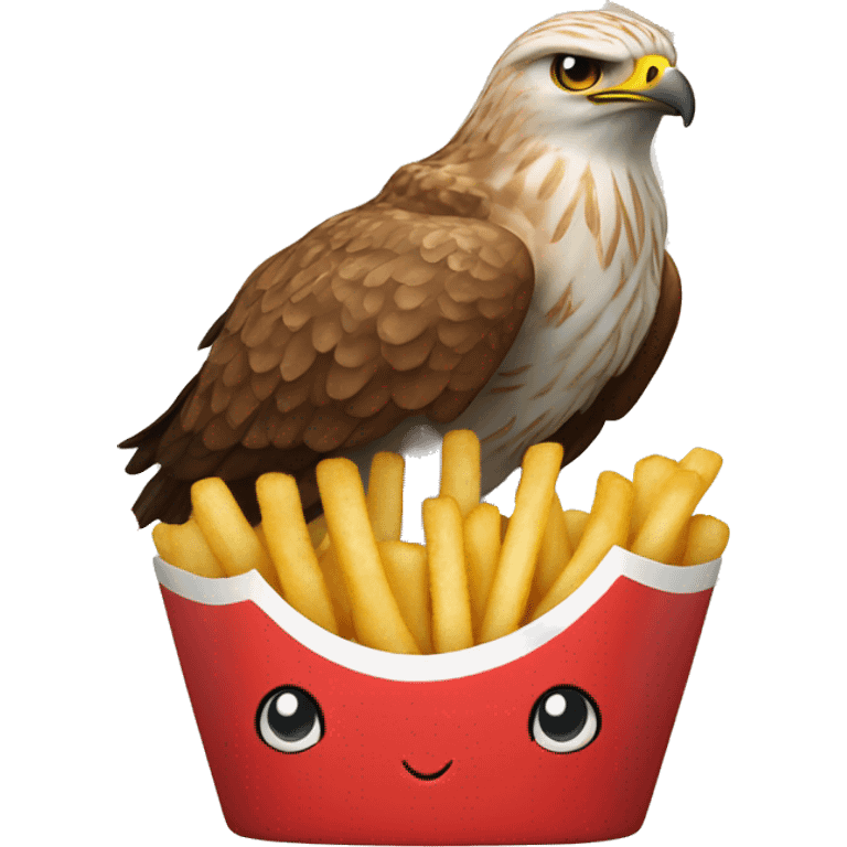 hawk french fry ocean br emoji