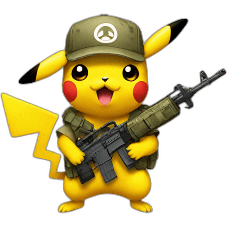 Pikachu Call of Duty emoji