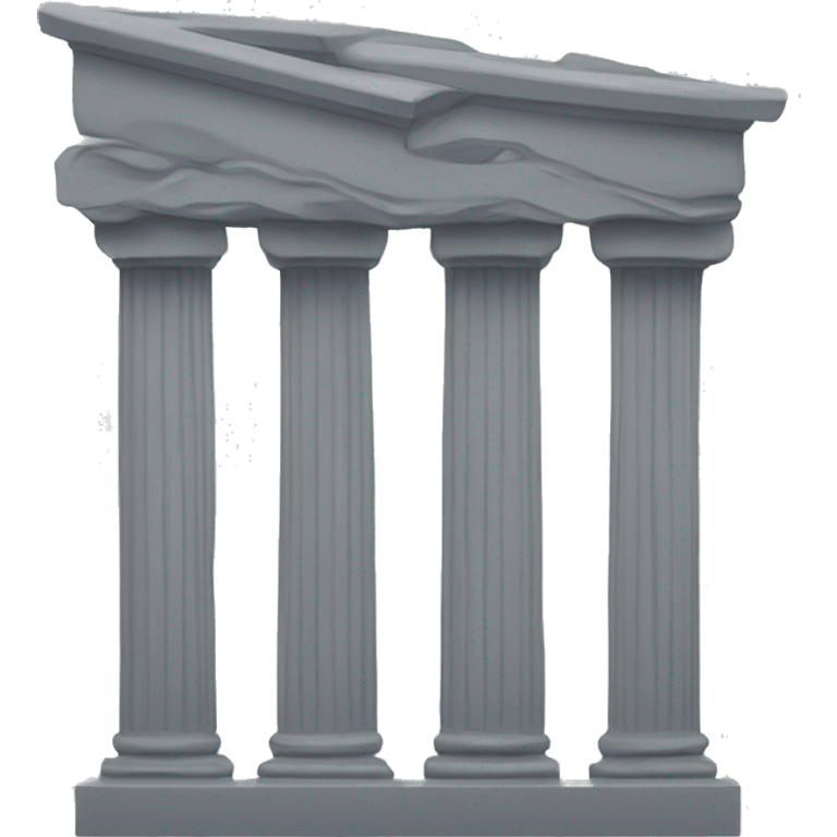 A row of columns emoji