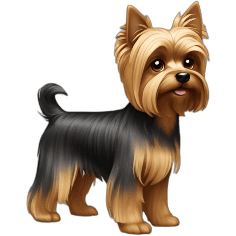 dog yorkshire terrier full body emoji