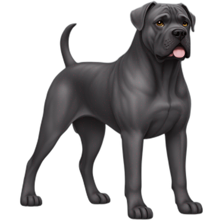 Dog Cane Corso full body emoji