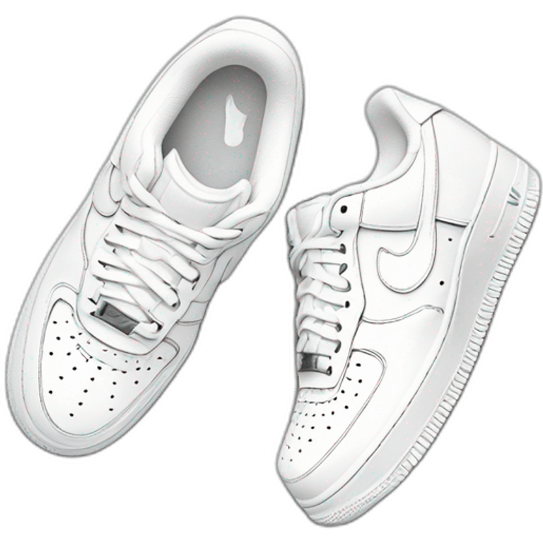 Af1 low wite emoji