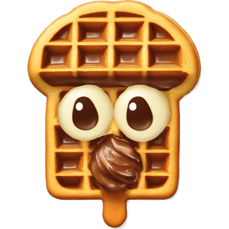 Zwei kugeln eis in der wafel mit Sahne obendrauf emoji