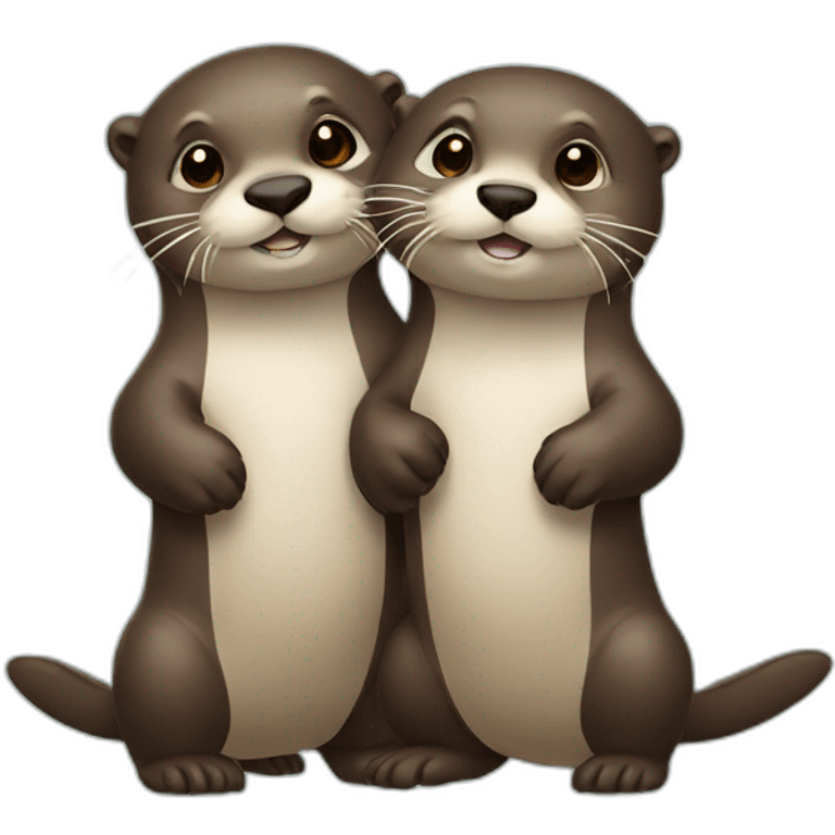 Couple Otter emoji