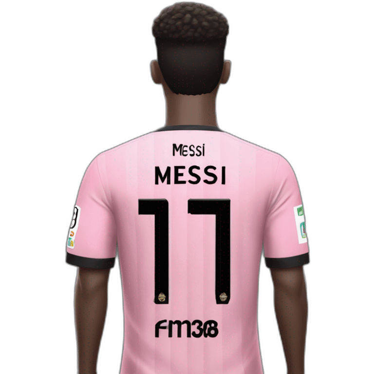 Messi inter Miami jersey  emoji