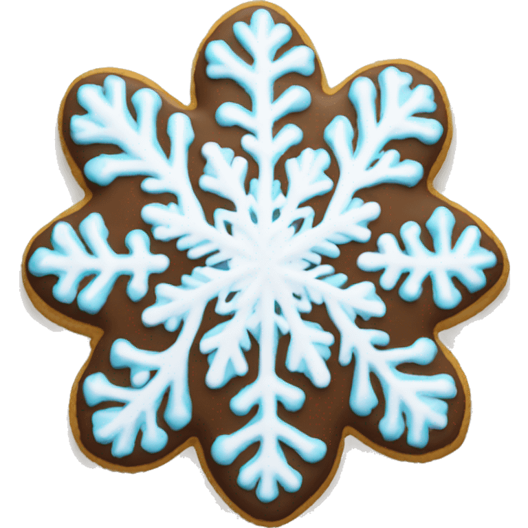 snowflake cookie emoji