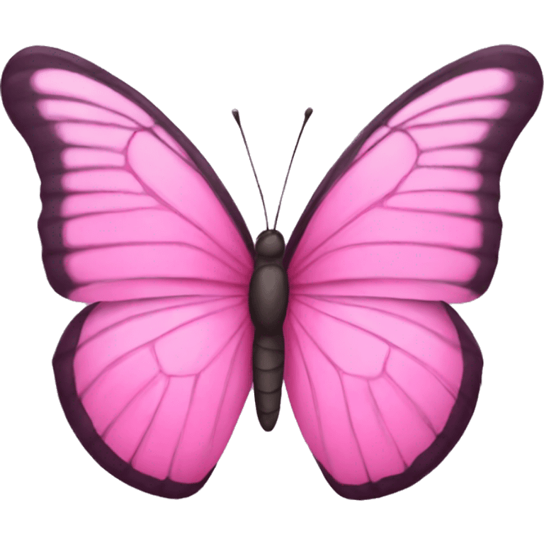 Pink butterfly  emoji