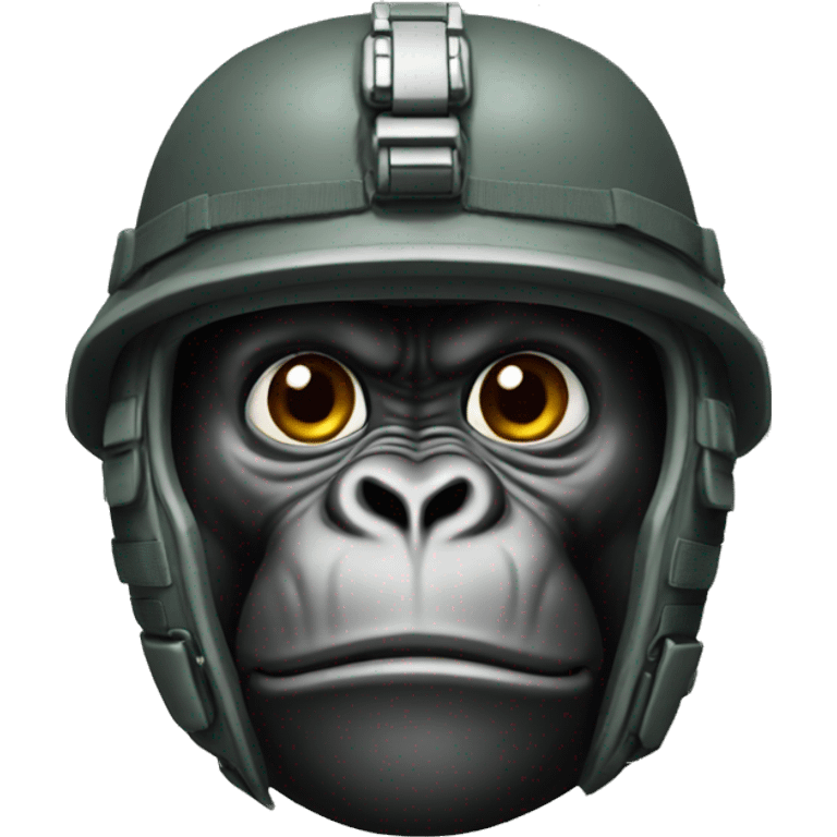 Gorilla soldier  emoji