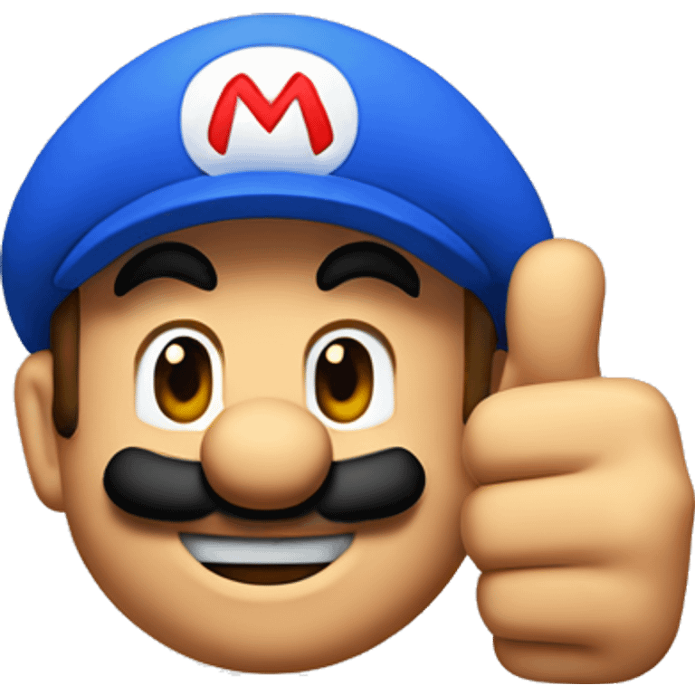 mario thumbs up emoji