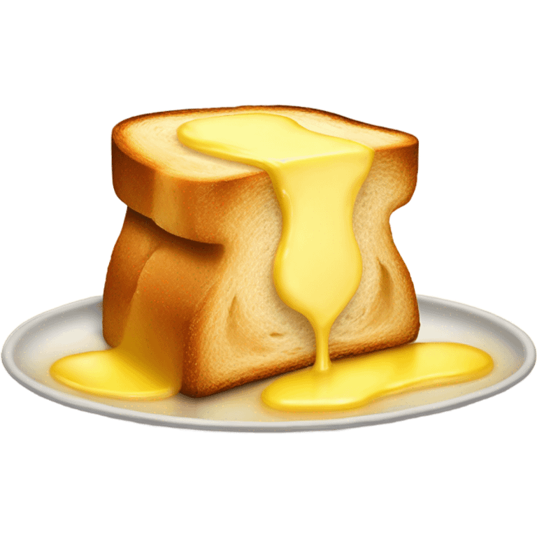 Toast with butter emoji