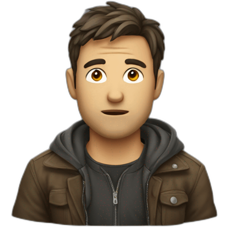 Homme suspicieux emoji