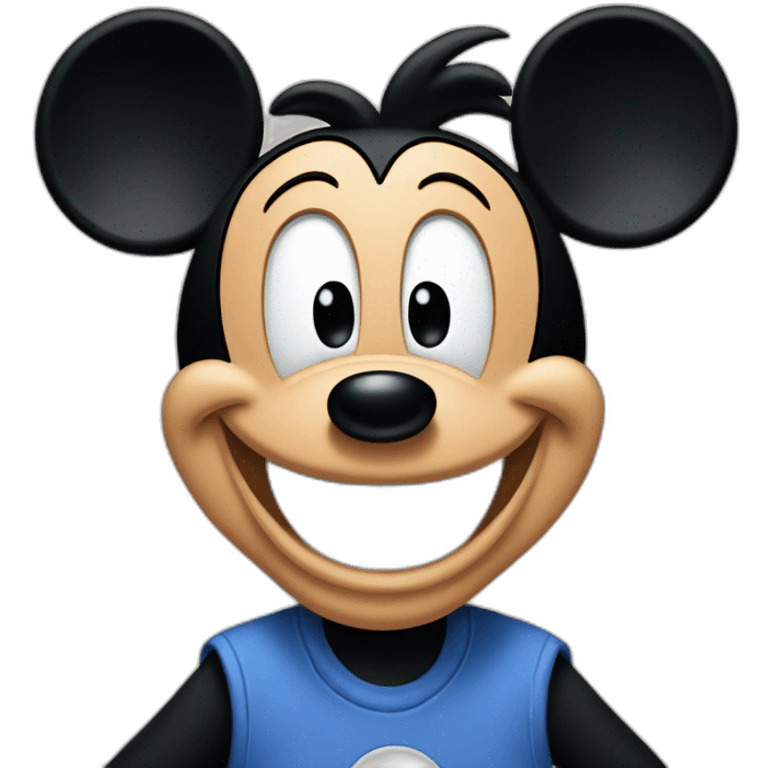 goofy Mickey Mouse emoji