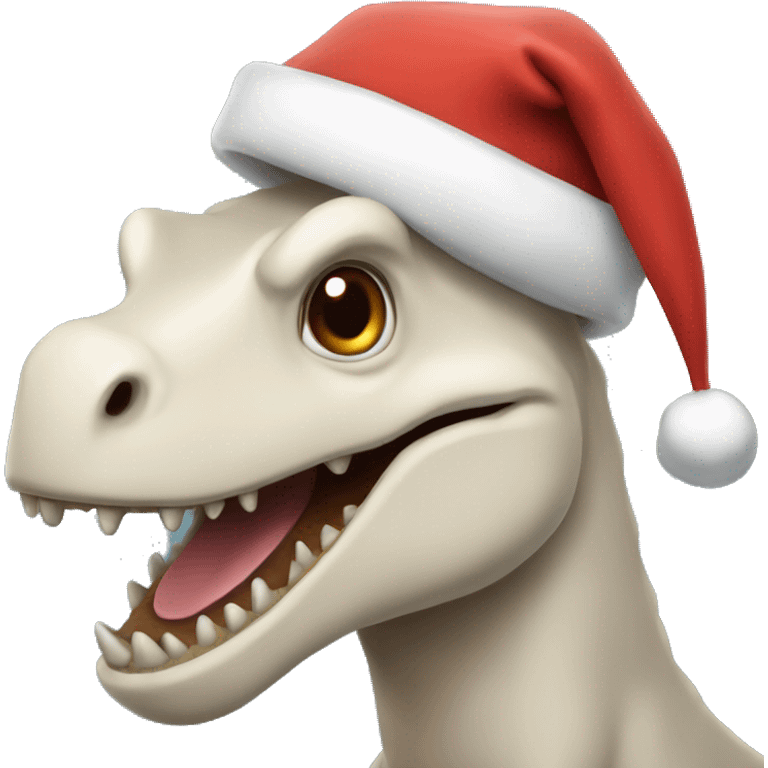 Santa dinausaur  emoji