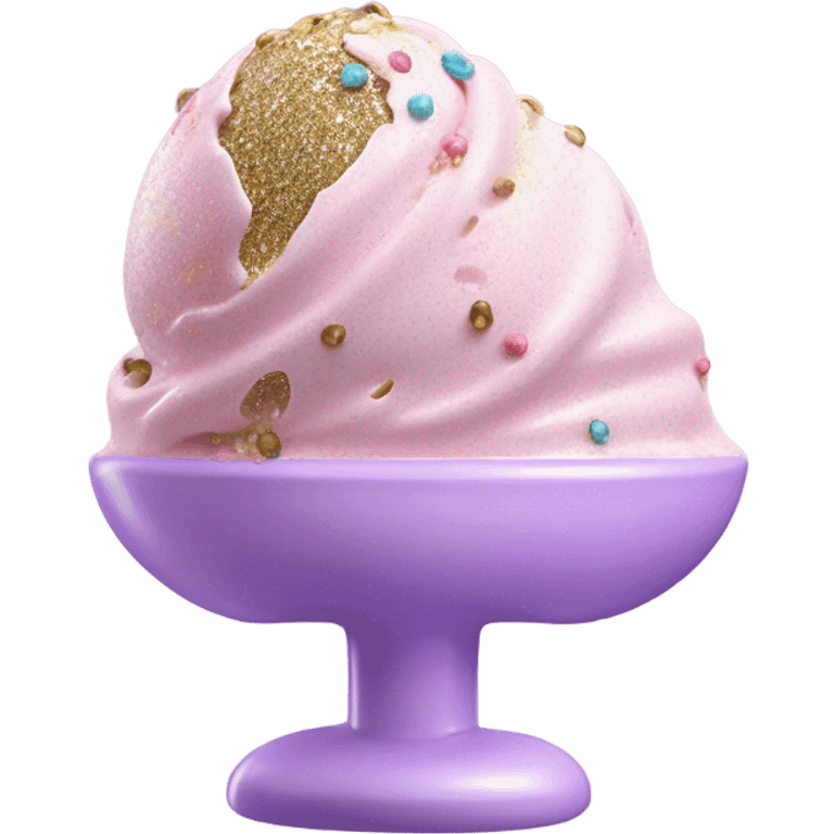 Coquette ice cream emoji