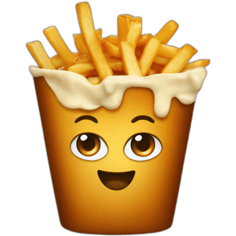 Poutine qui se prend une baffe emoji