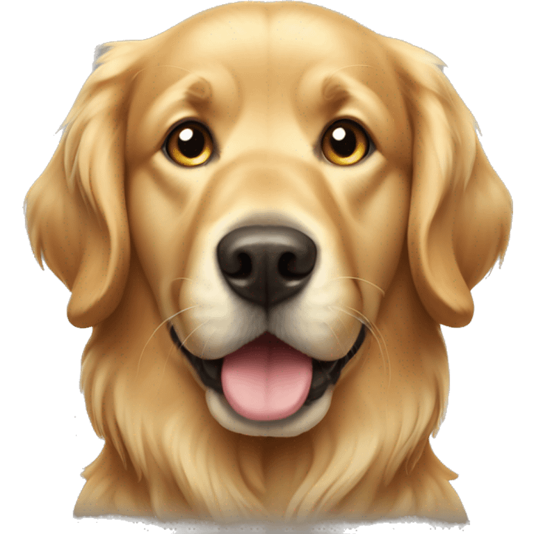 A full body dog golden retriever  emoji