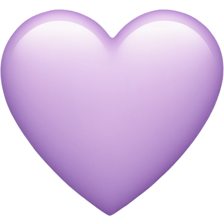 Pastel Purple Heart  emoji