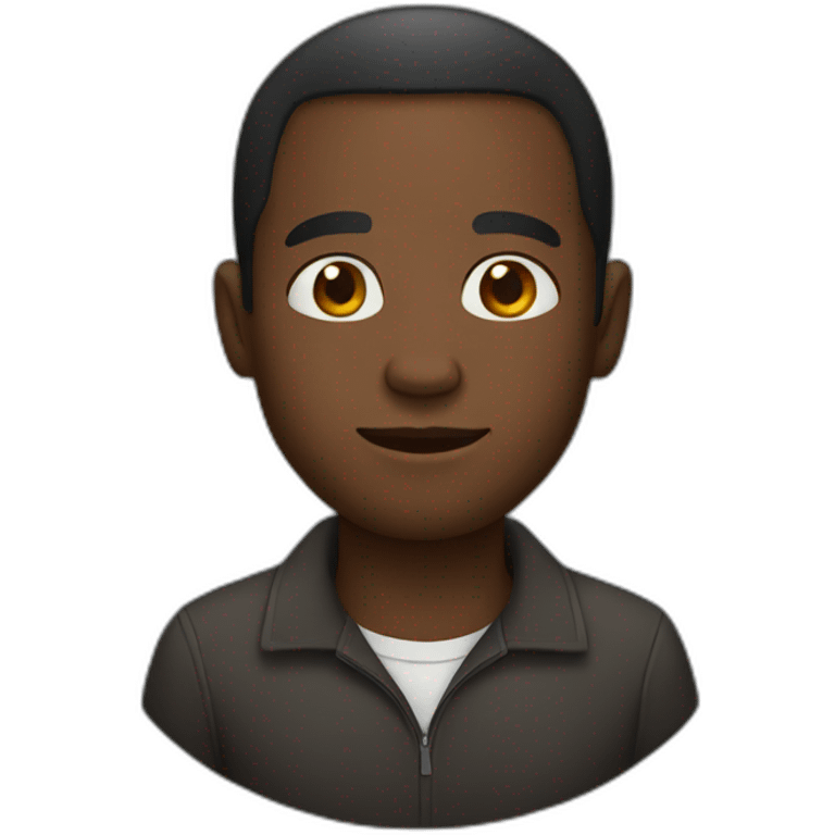 Black man emoji