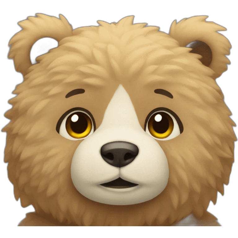 Ours en peluche emoji