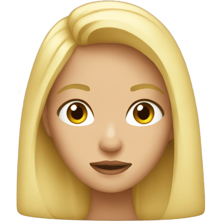 blonde girl emoji