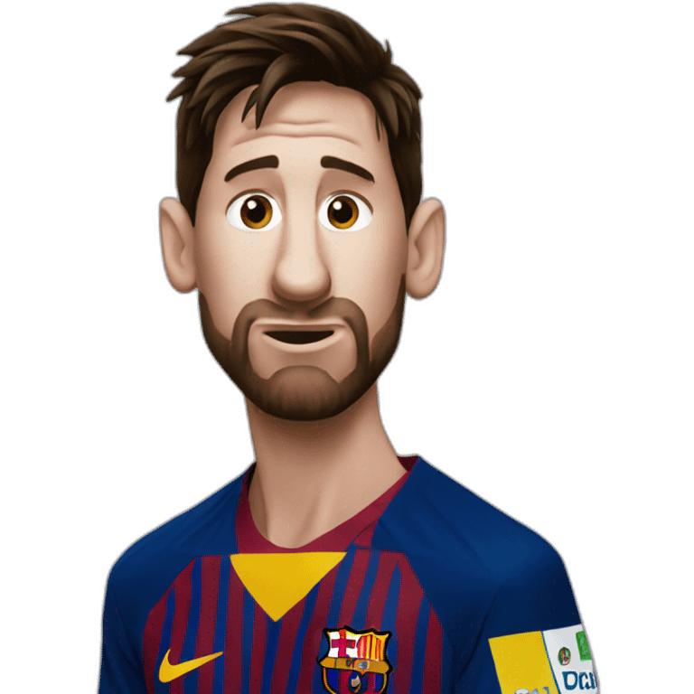 Messi llorando emoji