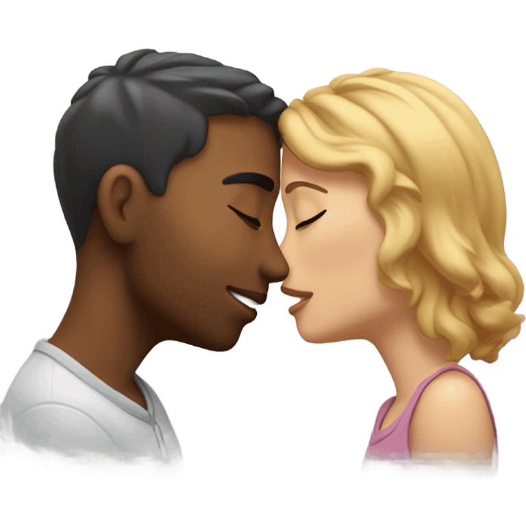 romantic kiss  emoji