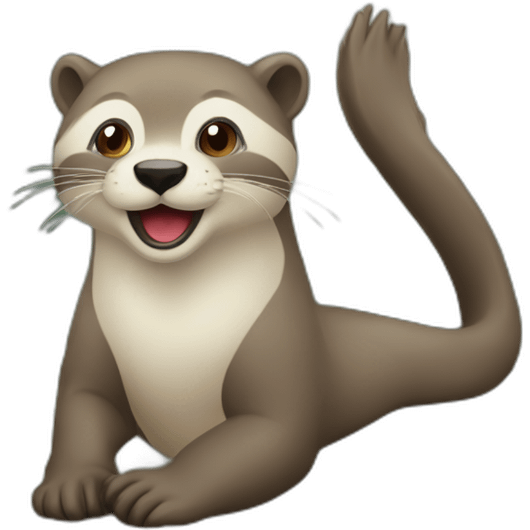 tour effeil sur une loutre emoji