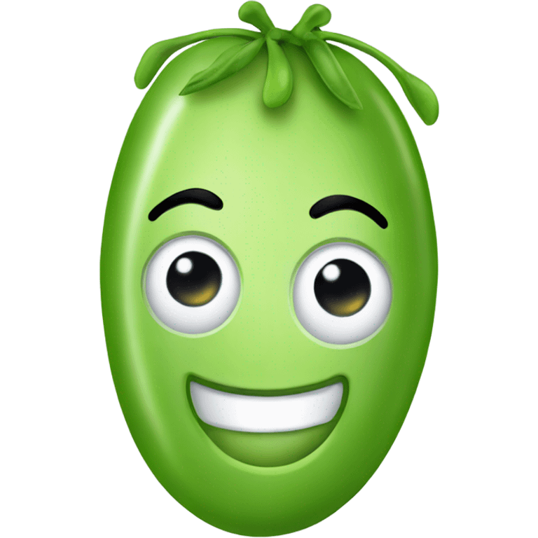 Green peas emoji