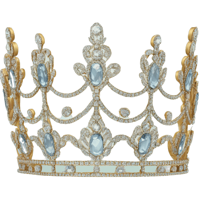 1920 style tiara  emoji