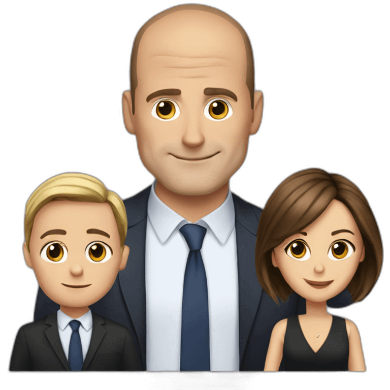 Olivia Benson, Elliot Stabler, and Noah Benson-Stabler emoji