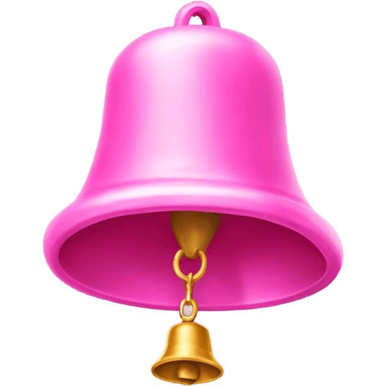 Pink bell emoji