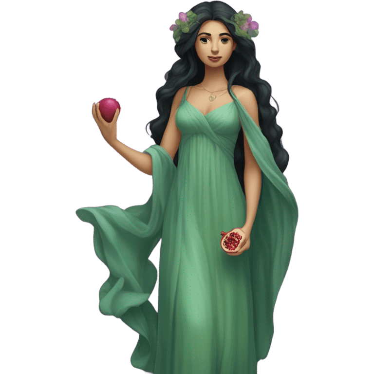 Greek goddess Persephone emoji