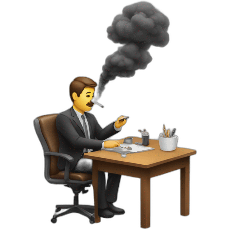 smoking workspace emoji