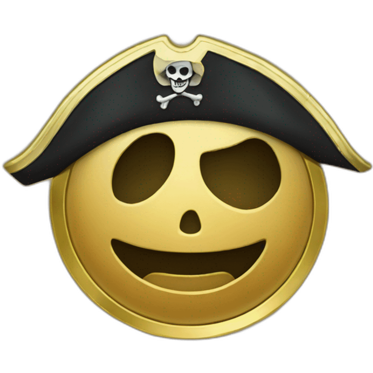 Pirate coin emoji