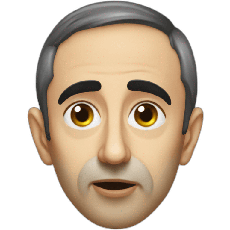 Éric Zemmour eating shit emoji