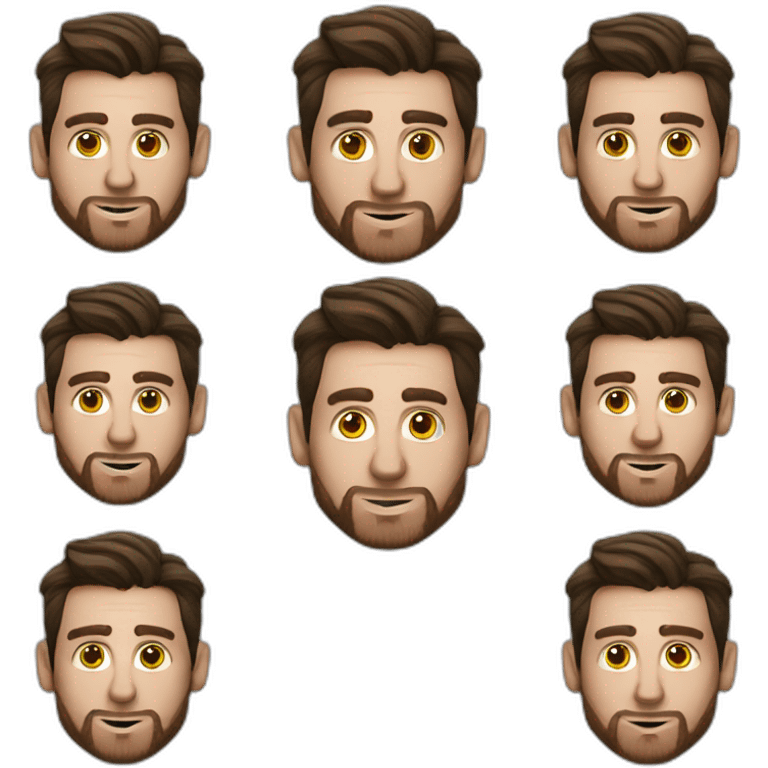 Messi enojado emoji