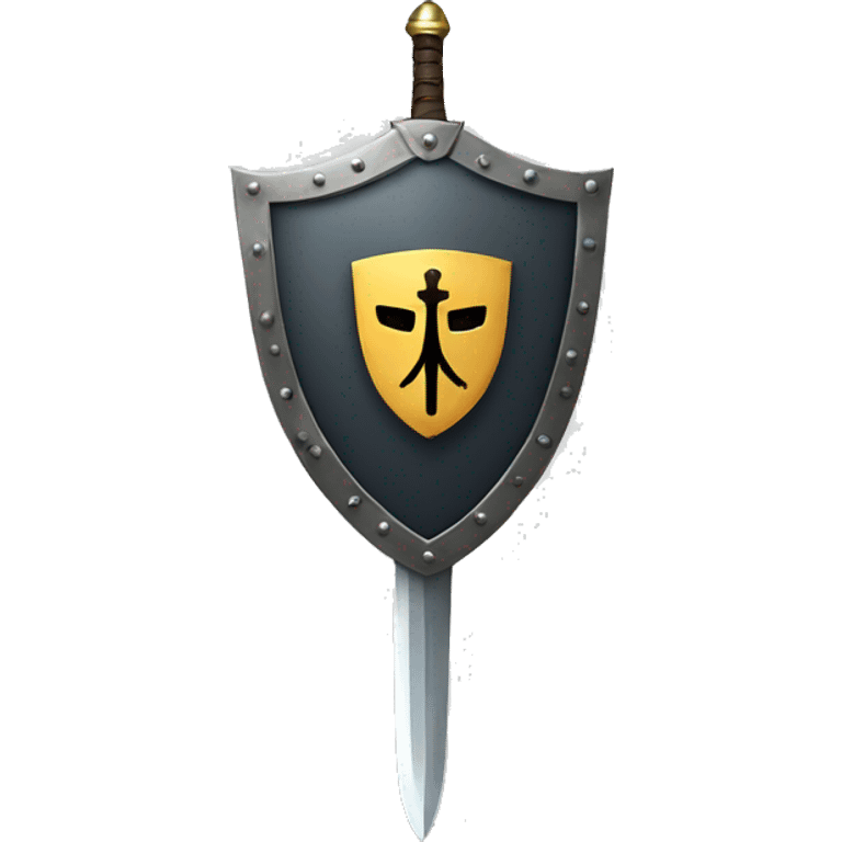 shield with sword emoji