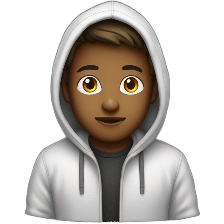 Programmer Boy in hoodie emoji