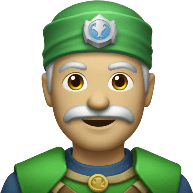 Un nain vert malicieux emoji