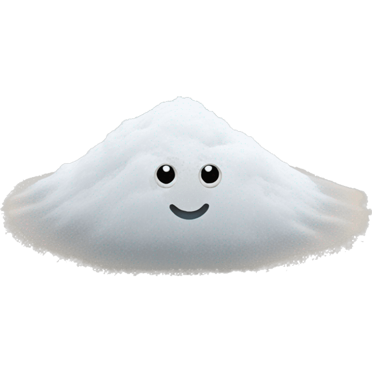 Snow on the beach emoji