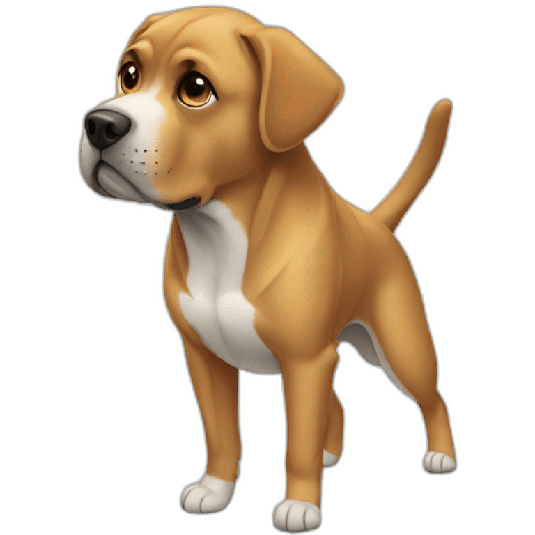 Labrador croisé boxer emoji