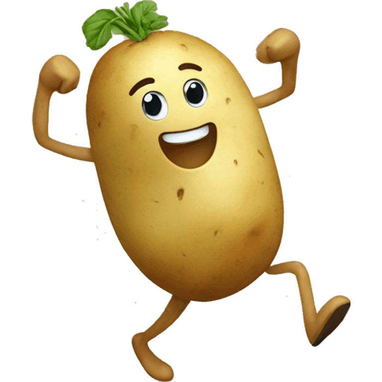 potato dancing emoji