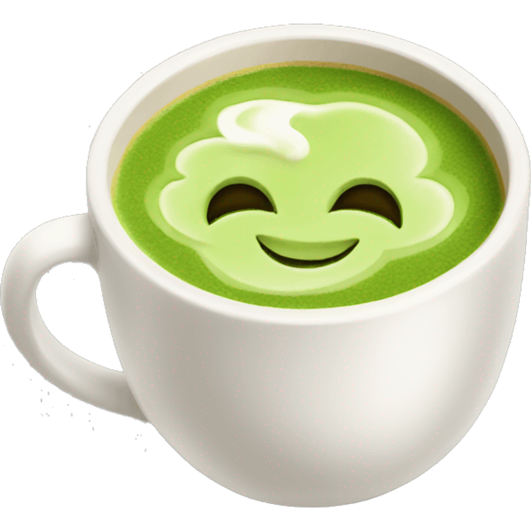 Matcha latte  emoji