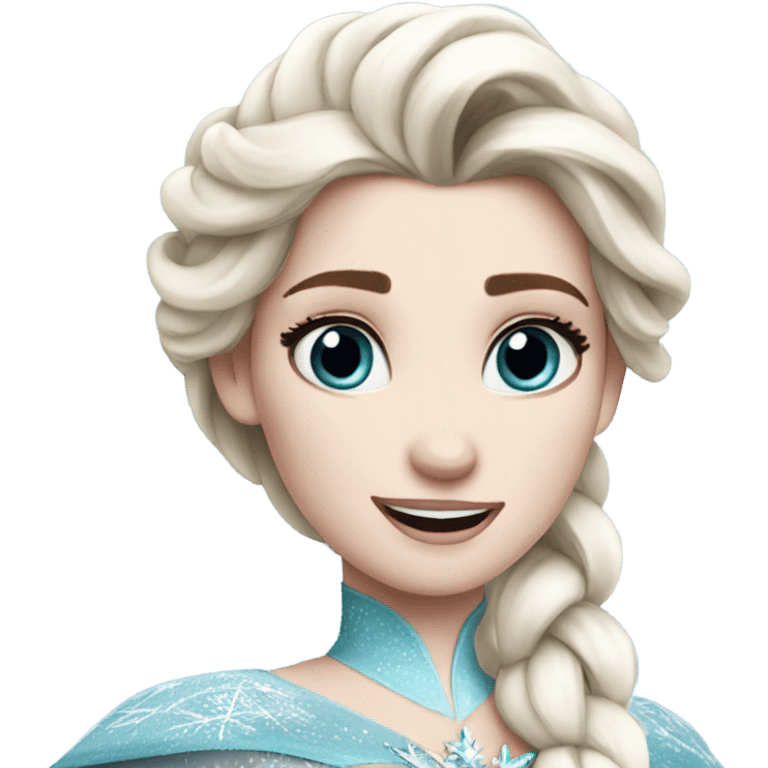 elsa from Frozen emoji