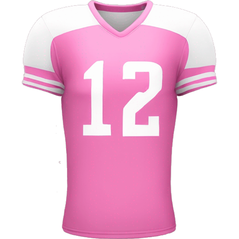 Football jersey pink emoji